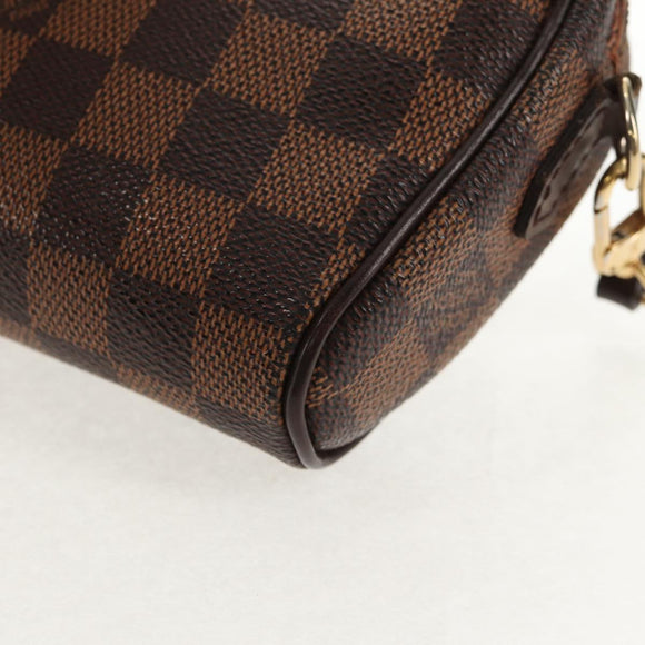 LOUIS VUITTON Damier Ebene Pochette Ipanema Shoulder Bag N51296 LV Auth 145851V