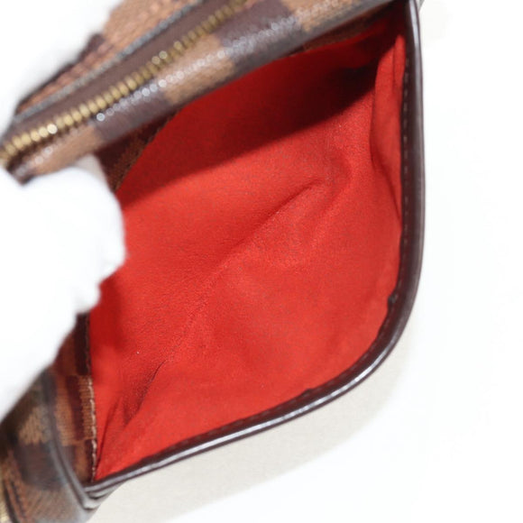 LOUIS VUITTON Damier Ebene Pochette Ipanema Shoulder Bag N51296 LV Auth 145851V