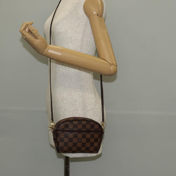 LOUIS VUITTON Damier Ebene Pochette Ipanema Shoulder Bag N51296 LV Auth 145851V