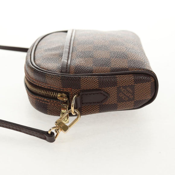 LOUIS VUITTON Damier Ebene Pochette Ipanema Shoulder Bag N51296 LV Auth 145851V