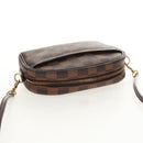 LOUIS VUITTON Damier Ebene Pochette Ipanema Shoulder Bag N51296 LV Auth 145851V-6