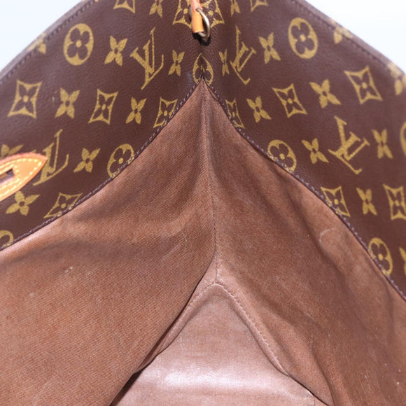 LOUIS VUITTON Monogram Sac Shopping Tote Bag M51108 LV Auth 145852
