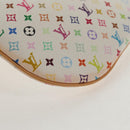 LOUIS VUITTON Monogram Multicolor Pochette GM Pouch White M60027 Auth 145858SAV-15