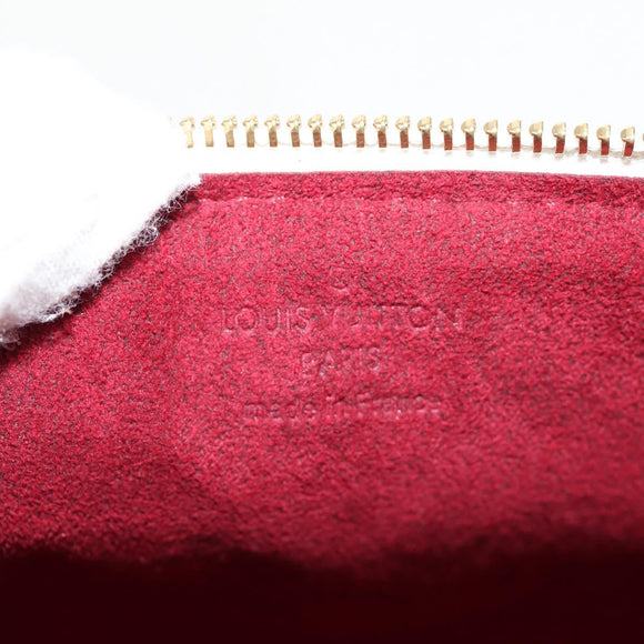 LOUIS VUITTON Monogram Multicolor Pochette GM Pouch White M60027 Auth 145858A