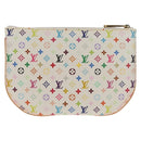 LOUIS VUITTON Monogram Multicolor Pochette GM Pouch White M60027 Auth 145858A-2