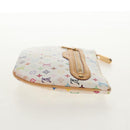 LOUIS VUITTON Monogram Multicolor Pochette GM Pouch White M60027 Auth 145858A-4