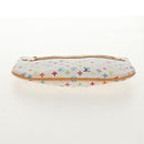 LOUIS VUITTON Monogram Multicolor Pochette GM Pouch White M60027 Auth 145858A-6