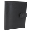 LOUIS VUITTON Taiga Agenda GM Day Planner Cover Black R20232 LV Auth 145864-1