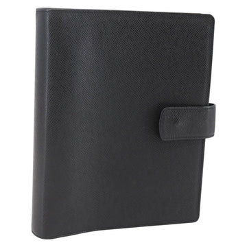 LOUIS VUITTON Taiga Agenda GM Day Planner Cover Black R20232 LV Auth 145864