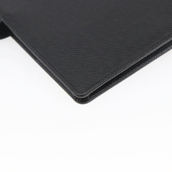 LOUIS VUITTON Taiga Agenda GM Day Planner Cover Black R20232 LV Auth 145864