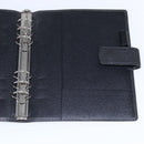 LOUIS VUITTON Taiga Agenda GM Day Planner Cover Black R20232 LV Auth 145864-15