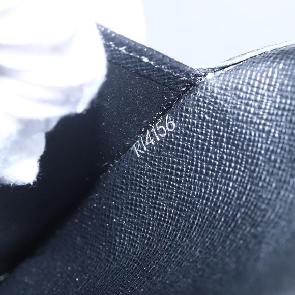 LOUIS VUITTON Taiga Agenda GM Day Planner Cover Black R20232 LV Auth 145864