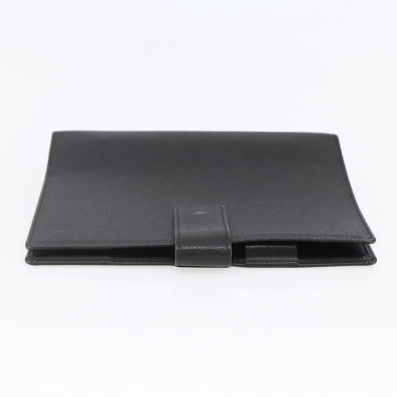 LOUIS VUITTON Taiga Agenda GM Day Planner Cover Black R20232 LV Auth 145864