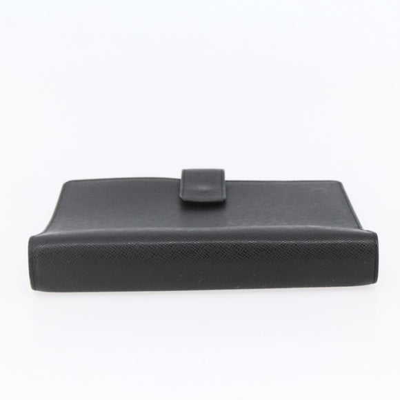 LOUIS VUITTON Taiga Agenda GM Day Planner Cover Black R20232 LV Auth 145864