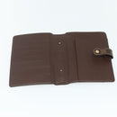 LOUIS VUITTON Damier Ebene Agenda MM Day Planner Cover R20240 LV Auth 145865-8