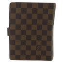 LOUIS VUITTON Damier Ebene Agenda MM Day Planner Cover R20240 LV Auth 145865-2