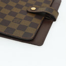LOUIS VUITTON Damier Ebene Agenda MM Day Planner Cover R20240 LV Auth 145865-7