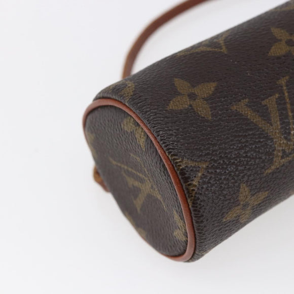 LOUIS VUITTON Monogram Papillon Pouch LV Auth 145867
