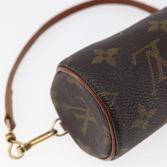 LOUIS VUITTON Monogram Papillon Pouch LV Auth 145867