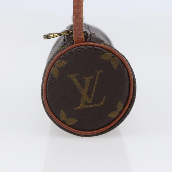 LOUIS VUITTON Monogram Papillon Pouch LV Auth 145867