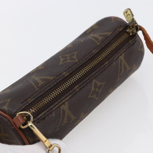 LOUIS VUITTON Monogram Papillon Pouch LV Auth 145867
