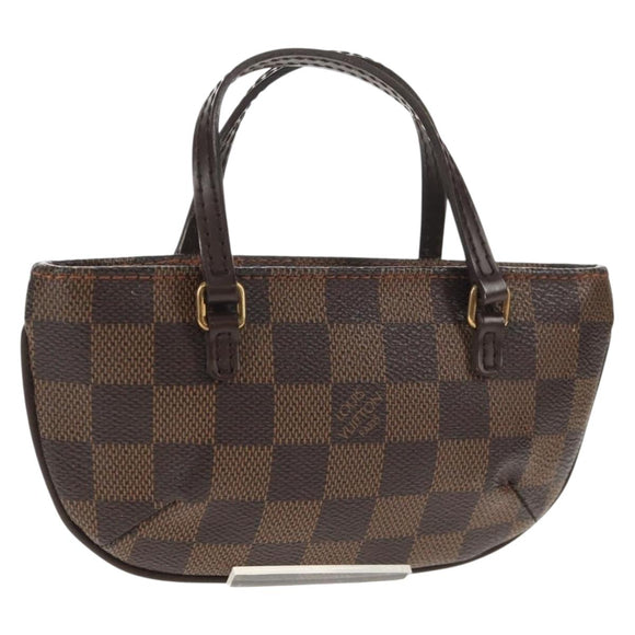 LOUIS VUITTON Damier Ebene Manosque GM Accessory Pouch N51120 LV Auth 145868V