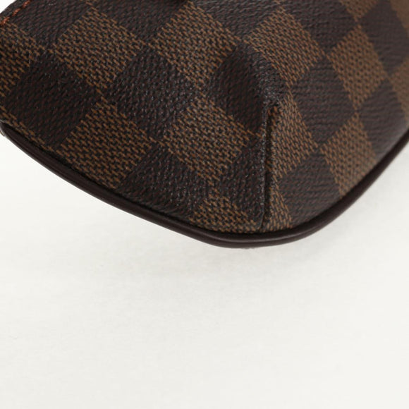 LOUIS VUITTON Damier Ebene Manosque GM Accessory Pouch N51120 LV Auth 145868V