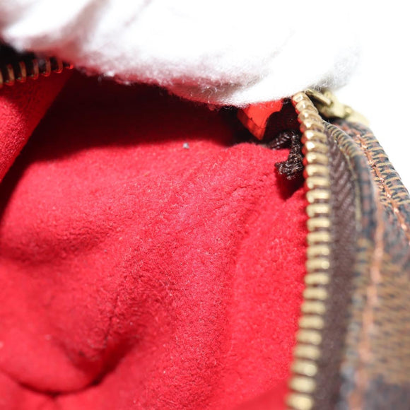 LOUIS VUITTON Damier Ebene Manosque GM Accessory Pouch N51120 LV Auth 145868V