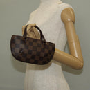 LOUIS VUITTON Damier Ebene Manosque GM Accessory Pouch N51120 LV Auth 145868V-22