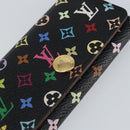 LOUIS VUITTON Monogram Multicolor Multicles 4 Key Case Black M93732 Auth 145870-17