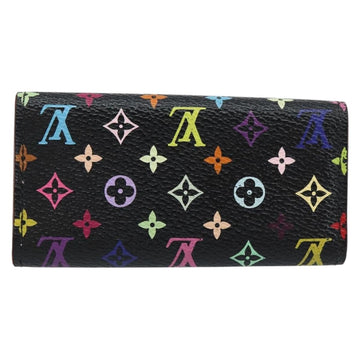 LOUIS VUITTON Monogram Multicolor Multicles 4 Key Case Black M93732 Auth 145870 - 0