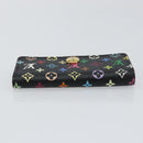 LOUIS VUITTON Monogram Multicolor Multicles 4 Key Case Black M93732 Auth 145870-5