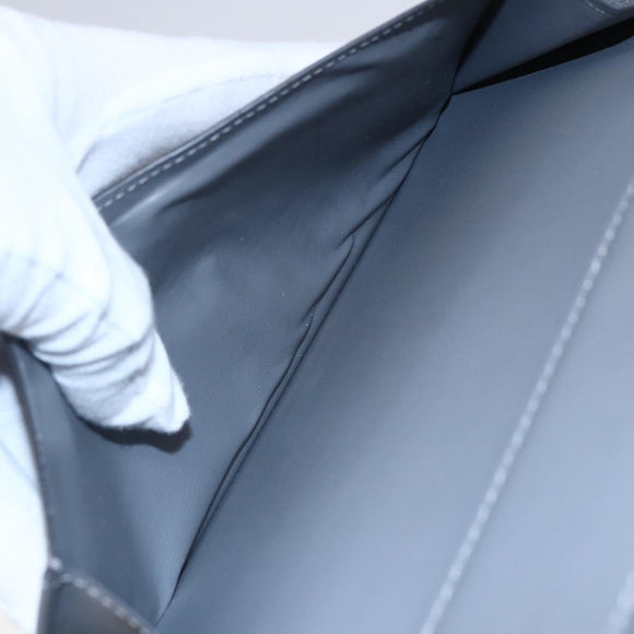 LOUIS VUITTON Mirror Zippy WalletVertical Wallet Silver M80808 Auth 145872