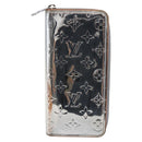 LOUIS VUITTON Mirror Zippy WalletVertical Wallet Silver M80808 Auth 145872-13