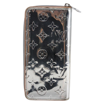 LOUIS VUITTON Mirror Zippy WalletVertical Wallet Silver M80808 Auth 145872 - 0
