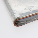 LOUIS VUITTON Mirror Zippy WalletVertical Wallet Silver M80808 Auth 145872-14