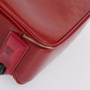 LOUIS VUITTON Monogram Vernis Pegas 45 suitcase Pomme D'amour M91278 Auth 145874-16