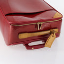 LOUIS VUITTON Monogram Vernis Pegas 45 suitcase Pomme D'amour M91278 Auth 145874-6