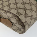 GUCCI GG Supreme Web Sherry Line Bag PVC Beige Gold 56 02 004 Auth 145876-13