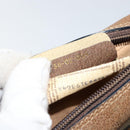 GUCCI GG Supreme Web Sherry Line Bag PVC Beige Gold 56 02 004 Auth 145876-22