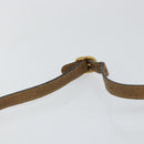 GUCCI GG Supreme Web Sherry Line Bag PVC Beige Gold 56 02 004 Auth 145876-8