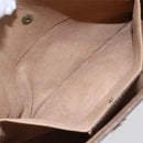 GUCCI GG Supreme Web Sherry Line Clutch Bag PVC Beige Red 89 01 030 Auth 145877-11