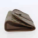 GUCCI GG Supreme Web Sherry Line Clutch Bag PVC Beige Red 89 01 030 Auth 145877-4