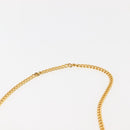 Christian Dior Trotter Canvas Chain Shoulder Bag Brown Gold Auth 145878-8