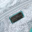 Salvatore Ferragamo Gancini Shoulder Bag Leather Green Silver Auth 145879-20