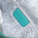 Salvatore Ferragamo Gancini Shoulder Bag Leather Green Silver Auth 145879-11