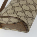 GUCCI GG Supreme Web Sherry Line Bag PVC Beige Gold 89 02 018 Auth 145882-16