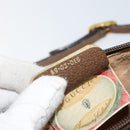 GUCCI GG Supreme Web Sherry Line Bag PVC Beige Gold 89 02 018 Auth 145882-12