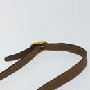 GUCCI GG Supreme Web Sherry Line Bag PVC Beige Gold 89 02 018 Auth 145882-8