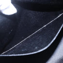 CHANEL Matelasse Chain Shoulder Bag Nylon Black Gold CC Auth 145886-20